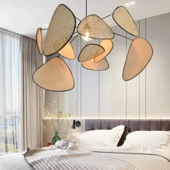 60/80/100 cm Sputnik Design Pendant Light LED Metal Vintage Style Sputnik Painted Finishes Vintage Country 220-240V