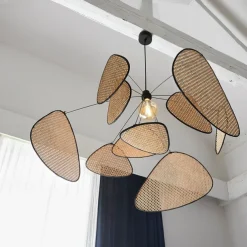 60/80/100 cm Sputnik Design Pendant Light LED Metal Vintage Style Sputnik Painted Finishes Vintage Country 220-240V