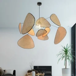 60/80/100 cm Sputnik Design Pendant Light LED Metal Vintage Style Sputnik Painted Finishes Vintage Country 220-240V