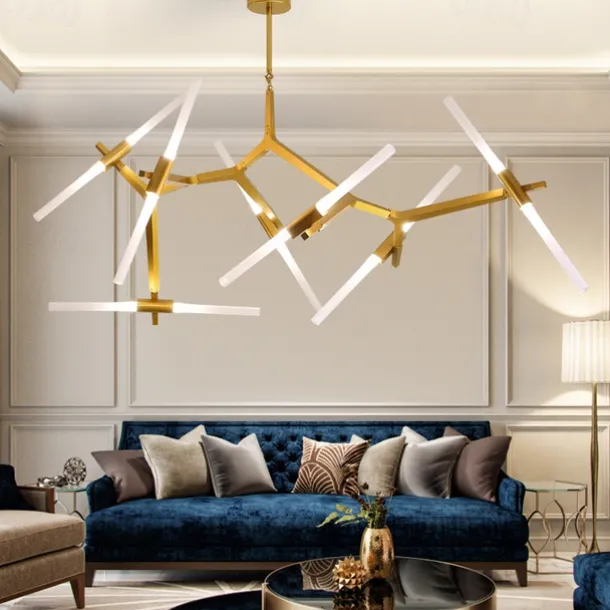 170 cm Sputnik Design Pendant Light Metal Artistic Style Sputnik Mini Painted Finishes Nordic Style 220-240V