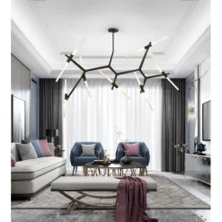 170 cm Sputnik Design Pendant Light Metal Artistic Style Sputnik Mini Painted Finishes Nordic Style 220-240V