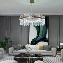60 cm Unique Design Chandelier LED Pendant Light Crystal Aluminium Alloy Nordic Style Living Room Dining Room 220-240V