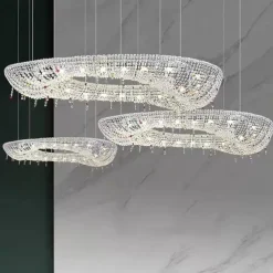 80 cm Unique Design Chandelier Metal Electroplated Modern 110-120V 220-240V