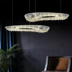 80 cm Unique Design Chandelier Metal Electroplated Modern 110-120V 220-240V