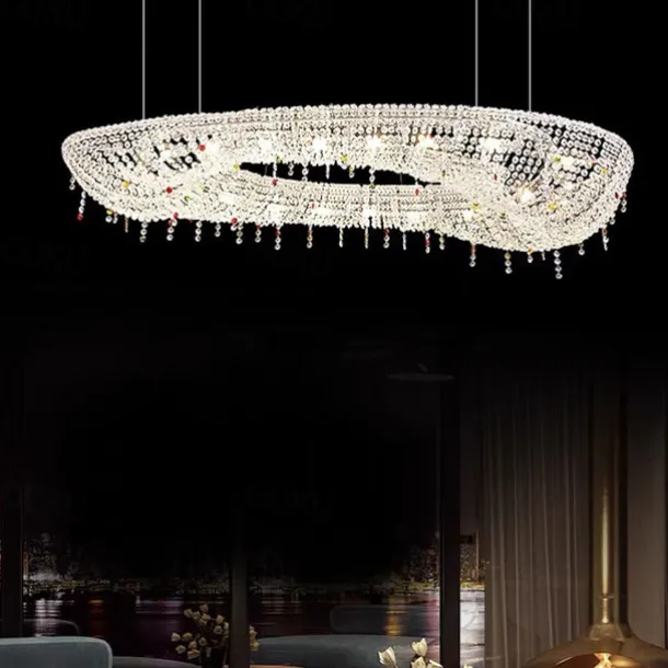 80 cm Unique Design Chandelier Metal Electroplated Modern 110-120V 220-240V