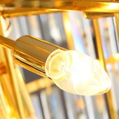 60 cm Unique Design Chandelier LED Crystal Luxury Modern Designer Art Lamp Living Room Restaurant 110-120V