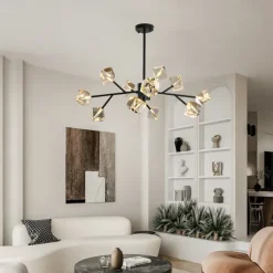 102 cm Unique Design Chandelier LED Crystal Nordic Style Modern Living Room Dining Room Bedroom 110-120V
