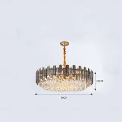 50 cm Unique Design Chandelier Metal LED Nordic Style Modern Living Room Dining Room 220-240V