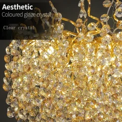 60 cm Unique Design Chandelier Aluminum LED Nordic Style 110-240 V