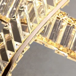 60 cm Unique Design Chandelier Crystal Pendant Light LED Nordic Style Modern Living Room Dining Room 220-240V