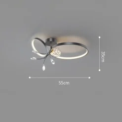 50 cm Unique Design Flush Mount Pendant Light Copper Brass LED Nordic Style 220-240V