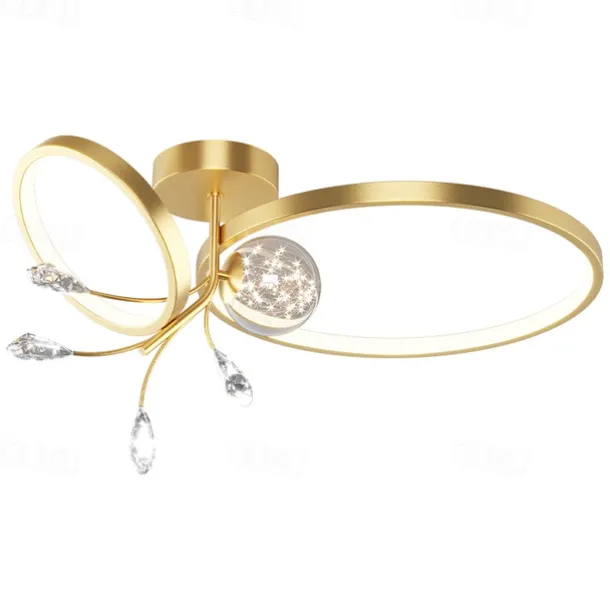 50 cm Unique Design Flush Mount Pendant Light Copper Brass LED Nordic Style 220-240V