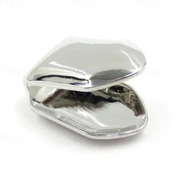 4 Colors Custom Fit Gold Plated Hip Hop Single Tooth Grillz Cap Top Bottom Grill Gold Teeth Caps Cosplay