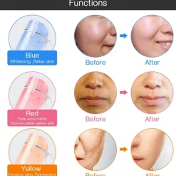 3 Colors Led Facial Mask Led Korean Photon Therapy Face Mask Machine Light Therapy Acne Mask Neck Beauty Led Mask