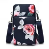 18 Colors Multi-function Mini Mobile Phone Bag 3 Layers Zipper Pockets Coin Purse Key Case Crossbody Sports Bag