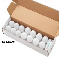 3 Colours LED Make Up Mirror Light Bulbs USB Vanity Makeup Mirror Lights Bathroom Dressing Table Lighting Dimmable LED Wall Lamp