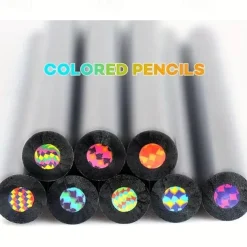 8 Colours Rainbow Pencils Jumbo Colouring Pencils For Adults And Children Multi-Coloured Pencils For Art Drawing Colouring Sketching