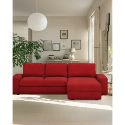 100% Cotton 3 Seater 4 Seater Sofa Cover with Armrests Solid Color Quilted Cotton Slipcovers KIVcover LITB PRIME cover