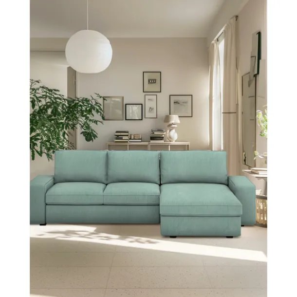 100% Cotton 3 Seater 4 Seater Sofa Cover with Armrests Solid Color Quilted Cotton Slipcovers KIVcover LITB PRIME cover