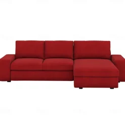 100% Cotton 3 Seater 4 Seater Sofa Cover with Armrests Solid Color Quilted Cotton Slipcovers KIVcover LITB PRIME cover