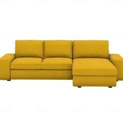 100% Cotton 3 Seater 4 Seater Sofa Cover with Armrests Solid Color Quilted Cotton Slipcovers KIVcover LITB PRIME cover