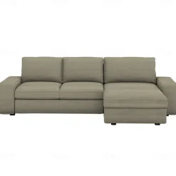 100% Cotton 3 Seater 4 Seater Sofa Cover with Armrests Solid Color Quilted Cotton Slipcovers KIVcover LITB PRIME cover