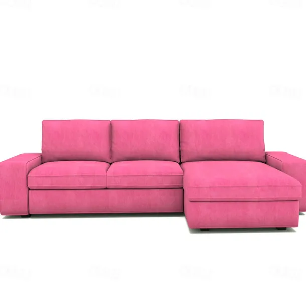 100% Cotton 3 Seater 4 Seater Sofa Cover with Armrests Solid Color Quilted Cotton Slipcovers KIVcover LITB PRIME cover
