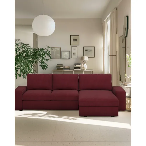 100% Cotton 3 Seater 4 Seater Sofa Cover with Armrests Solid Color Quilted Cotton Slipcovers KIVcover LITB PRIME cover