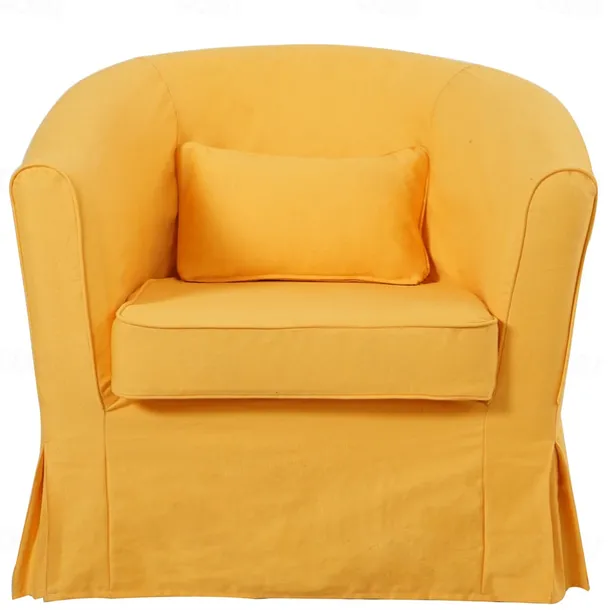 100% Cotton Armchair Cover Solid Color Quilted Cotton Slipcovers TULLcover LITB PRIME cover