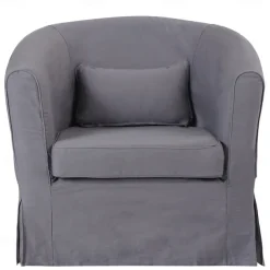 100% Cotton Armchair Cover Solid Color Quilted Cotton Slipcovers TULLcover LITB PRIME cover