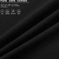 100% Cotton Kids Boys Black Letters T shirt Tops Crew Neck Short Sleeve Casual Daily Wear Vacation Fashion Sport Print Summer