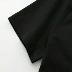 100% Cotton Kids Boys Black Letters T shirt Tops Crew Neck Short Sleeve Casual Daily Wear Vacation Fashion Sport Print Summer