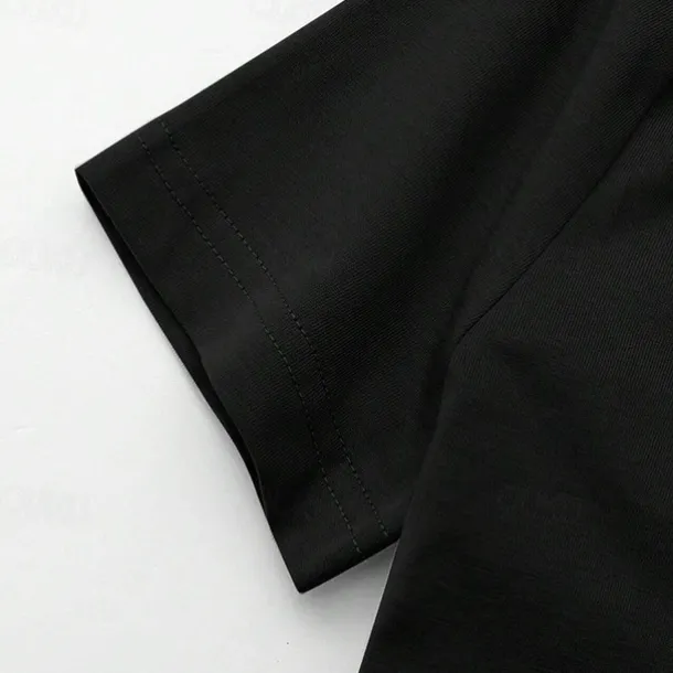 100% Cotton Kids Boys Black Letters T shirt Tops Crew Neck Short Sleeve Casual Daily Wear Vacation Fashion Sport Print Summer