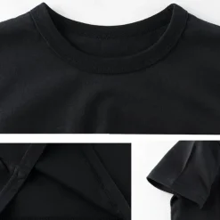 100% Cotton Kids Girls' Black Animal Cartoon T shirt Tee Crew Neck Short Sleeve Outdoor Daily Vacation Classic Casual Print Summer