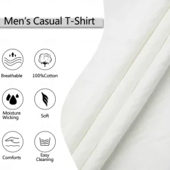 100% Cotton Men's T-shirt Fashion Cut Design Soild Tops Tees Short Sleeve Summer T Shirt For Men