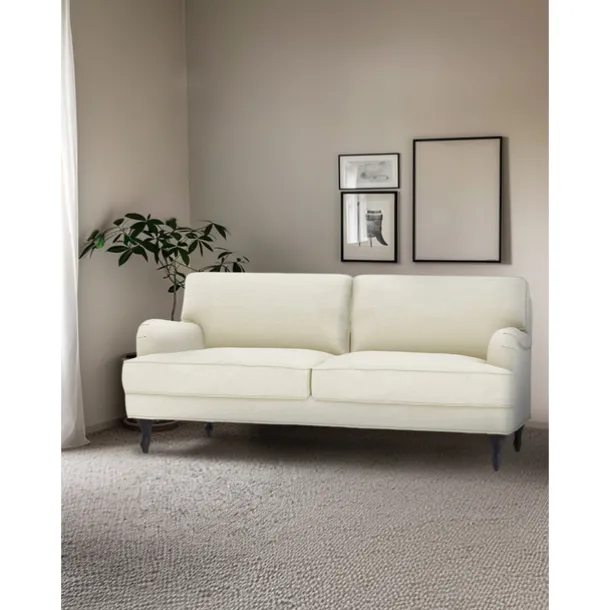 100% Cotton Sofa Cover 3 Seater Solid Color Quilted Cotton Slipcovers STOCKcover LITB PRIME cover