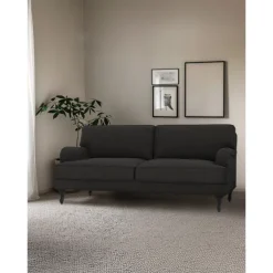 100% Cotton Sofa Cover 3 Seater Solid Color Quilted Cotton Slipcovers STOCKcover LITB PRIME cover