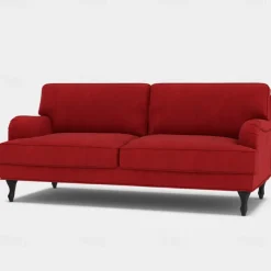 100% Cotton Sofa Cover 3 Seater Solid Color Quilted Cotton Slipcovers STOCKcover LITB PRIME cover