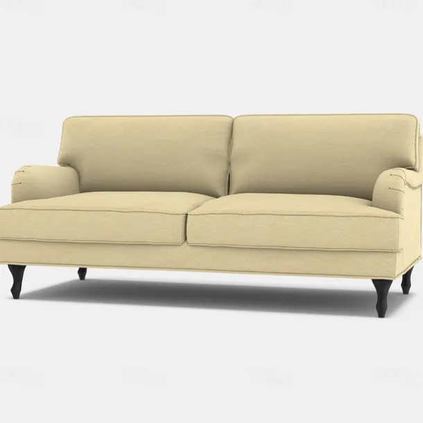 100% Cotton Sofa Cover 3 Seater Solid Color Quilted Cotton Slipcovers STOCKcover LITB PRIME cover