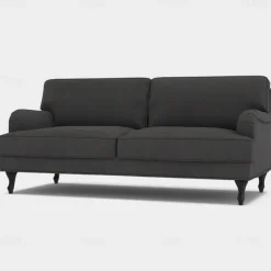 100% Cotton Sofa Cover 3 Seater Solid Color Quilted Cotton Slipcovers STOCKcover LITB PRIME cover