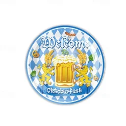 100 Count Paper Plates 7 inche OR 9 inche Dinner Paper Plates Dessert Paper Plates Ideal for oktoberfest oktoberfest theme Dinner and Dessert Plates