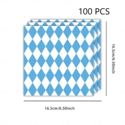 100 Count Paper Plates 7 inche OR 9 inche Dinner Paper Plates Dessert Paper Plates Ideal for oktoberfest oktoberfest theme Dinner and Dessert Plates
