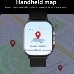 696 D8 Smart Watch 2.01 inch Smartwatch Fitness Running Watch Bluetooth ECG+PPG Pedometer Call Reminder Compatible with Android iOS Women Men Hands-Free Calls Message Reminder IP 67 42mm Watch Case