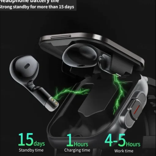 696 D8 Smart Watch 2.01 inch Smartwatch Fitness Running Watch Bluetooth ECG+PPG Pedometer Call Reminder Compatible with Android iOS Women Men Hands-Free Calls Message Reminder IP 67 42mm Watch Case