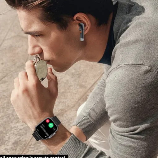 696 D8 Smart Watch 2.01 inch Smartwatch Fitness Running Watch Bluetooth ECG+PPG Pedometer Call Reminder Compatible with Android iOS Women Men Hands-Free Calls Message Reminder IP 67 42mm Watch Case