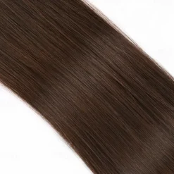 2# Dark Brown Remy Human Hair Tape In Extensions Seamless Straight Hair 18Inch 50G 20Pcs