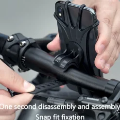 360 Degree Rotatable Silicone Bicycle Phone Holder Balance Car Motorcycle Stand Bracket