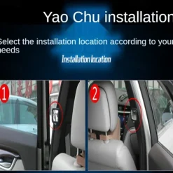 270 Degrees Wide Angle Car Rear Magnet Mirror Car Auxiliary Rearview Mirror Eliminate Blind Point For Car Safety