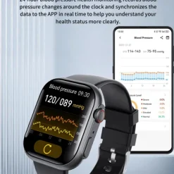 696 F59 Smart Watch 2.1 inch Smart Band Fitness Bracelet Bluetooth Pedometer Call Reminder Sleep Tracker Compatible with Android iOS Women Hands-Free Calls Message Reminder IP 67 38mm Watch Case