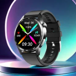 696 F400 Smart Watch 1.55 inch Smart Band Fitness Bracelet Bluetooth ECG+PPG Pedometer Call Reminder Compatible with Android iOS Men Hands-Free Calls Message Reminder IP 67 46mm Watch Case